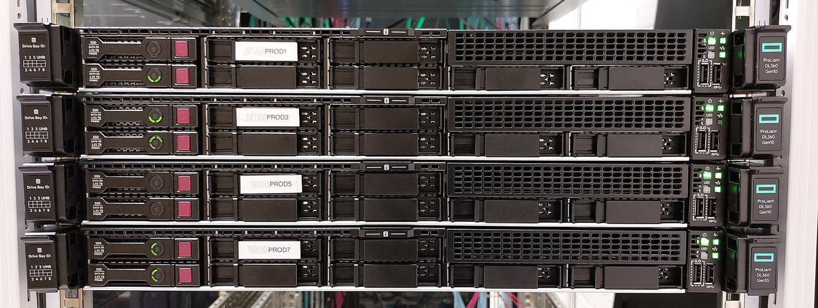 HPE DL360 G9 1U — E5-2650v4 x2 / 64GB / 8SFF